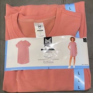 Member's Mark Pink Sandwashed T-Shirt Dress